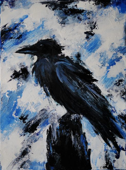 Abstract Crow